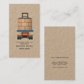 Exploitant wagenpark voor heffork visitekaartje (Voorkant / Achterkant)