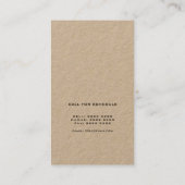 Exploitant wagenpark voor heffork visitekaartje (Achterkant)