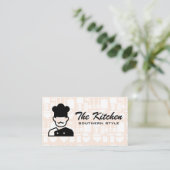 Exploitanten Restaurant | Chef-Logo Visitekaartje (Staand voorkant)