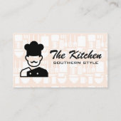 Exploitanten Restaurant | Chef-Logo Visitekaartje (Voorkant)