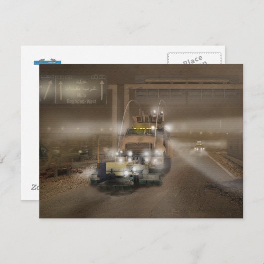 EXPLOITATIE IRAQI-VRIJHEID BRIEFKAART (Voorkant / Achterkant)