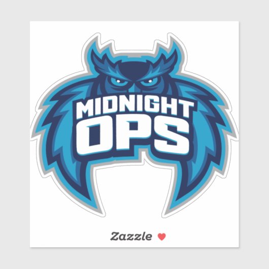 Exploitatie: sticker van terugrel Midnight Ops (Vel)