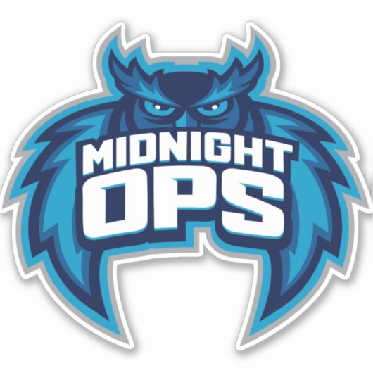Exploitatie: sticker van terugrel Midnight Ops (Voorkant)