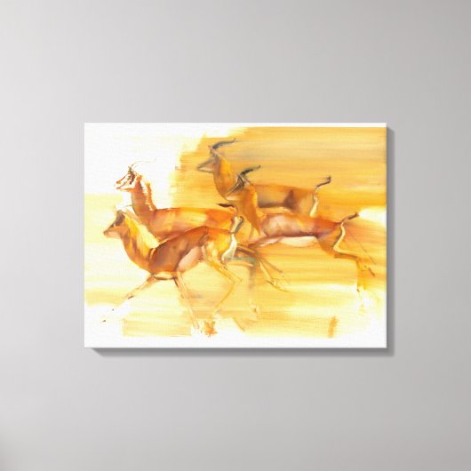 Exploitatie van gazelles 2010 canvas afdruk (Voorkant)