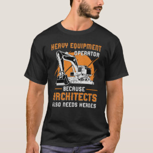 Exploitatie van graafapparatuur t-shirt
