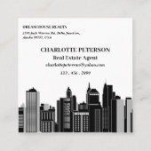 Exploitatie van makelaardij aanbevelingskaartje (Achterkant)