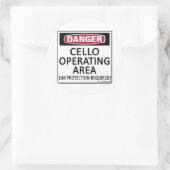 Exploitatiegebied Cello Ronde Sticker (Tas)