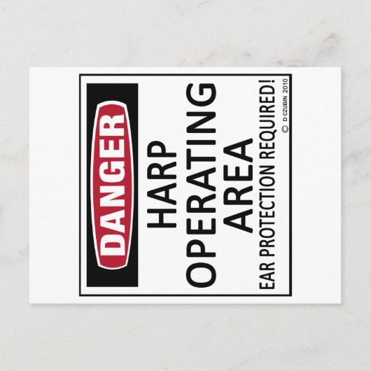 Exploitatiegebied Harp Briefkaart (Voorkant)