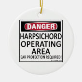 Exploitatiegebied Harpsichord Keramisch Ornament (Voorkant)