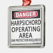 Exploitatiegebied Harpsichord Metalen Ornament (Links)