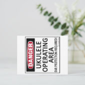 Exploitatiegebied Ukulele Briefkaart (Staand voorkant)