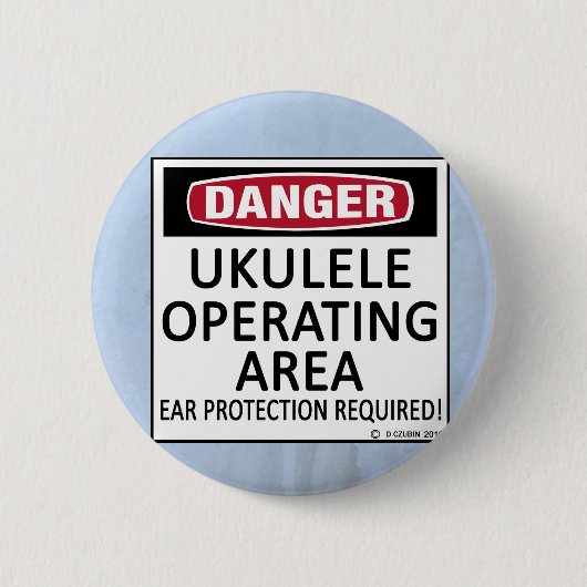 Exploitatiegebied Ukulele Ronde Button 5,7 Cm (Voorkant)