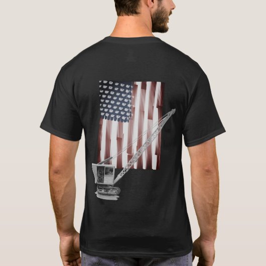 Exploitatiemotoren met kraan UW Unienummer T-shirt (Achterkant)