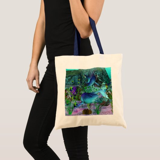 Exploratie 3D-haaien Tote Bag (Voorkant (product))