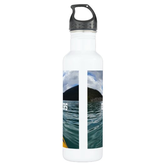 Exploratie in de waterfles van Kayak Waterfles (Achterkant)