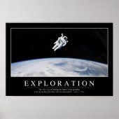Exploratie: Inspirerend Citaat 1 Poster (Voorkant)