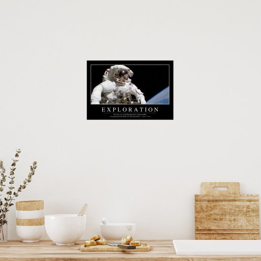 Exploratie: Inspirerend Citaat 2 Poster (Keuken)