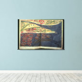 Exploratiekaart van Surat Canvas Afdruk (Insitu (Houten vloer))