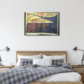 Exploratiekaart van Surat Canvas Afdruk (Insitu (Slaapkamer))