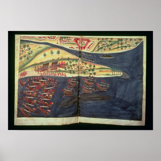 Exploratiekaart van Surat Poster (Voorkant)