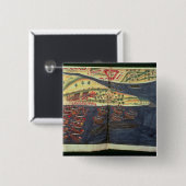 Exploratiekaart van Surat Vierkante Button 5,1 Cm (Voorkant /achterkant)