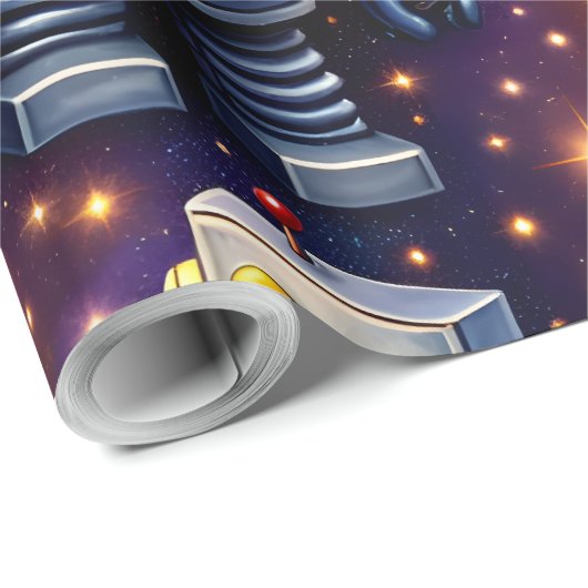 Exploration cosmic art cadeaupapier (Rol Hoek)