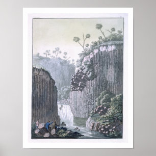 Exploratoren met de Expeditie van Humboldt in Basa Poster