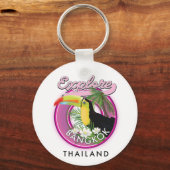 explore Bangkok indonesië reislogo Sleutelhanger (Voorkant)