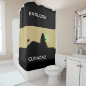 Explore Curacao Douchegordijn (In situ)