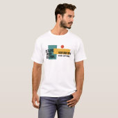 Explore Dream Discover Minimalist Adventure T-Shir T-shirt (Voorkant volledig)