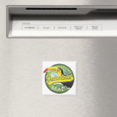 Explore Fabulous Brazilië Logo Magneet (Insitu (Vaatwasser))