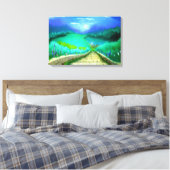 Explore Life Canvas Afdruk (Insitu (Slaapkamer))