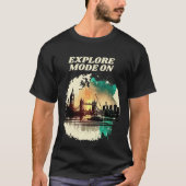 EXPLORE MODE ON – Avontuur T-shirt (Voorkant)