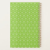 Explore Modern Optical Illusions with Cube Pattern Planner (Achterkant)