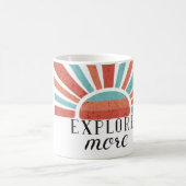 Explore More -Gradient retro sunset  Koffiemok (Center)