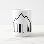 Explore More Minimalist Mountain Coffee Mug Koffiemok (Center)