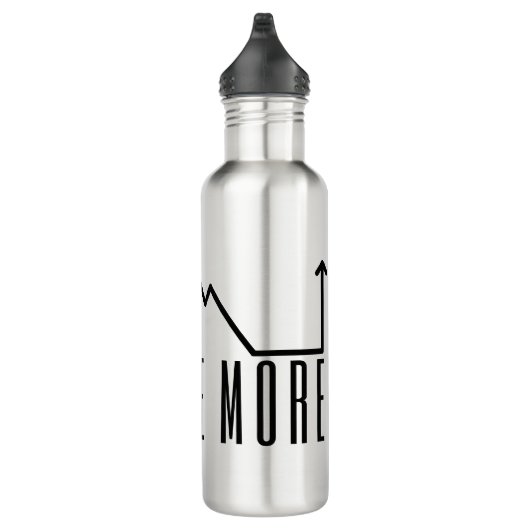 Explore More Mountain Stainless Steel Water Bottle Waterfles (Rechts)
