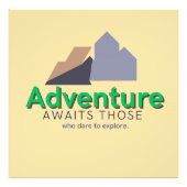 Explore the Adventure Foto Afdruk (Voorkant)