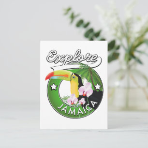 Explore the Bahamas logo Ansichtkaart Briefkaart
