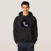 Explore the Universe Cute Baby Giraffe Astronaut G Hoodie (Voorkant volledig)