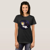 Explore the Universe Cute Baby Giraffe Astronaut G T-shirt (Voorkant volledig)