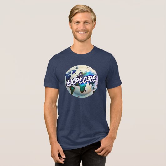 Explore Theme T-Shirt (Voorkant volledig)