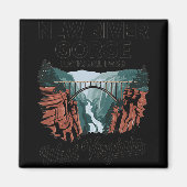 Explore West Virginia's New River Gorge National P Magneet (Voorkant)