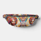 Explore with Confidence: I Am Blessed Stylish Back Heuptasje (Liggend)