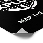 Explore Wonder Question Learn Map The Journey Poster (Hoek)