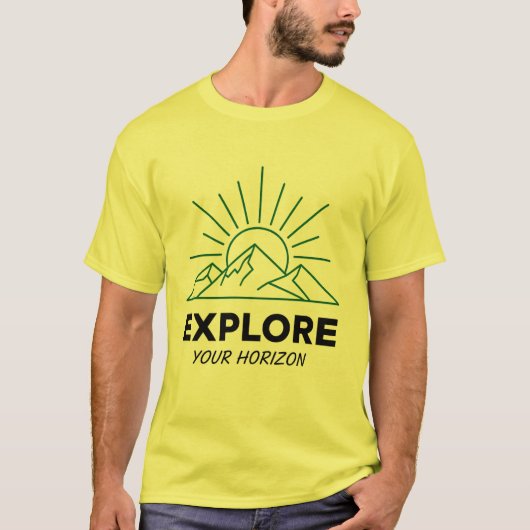 Explore Your Horizon T-shirt (Voorkant)