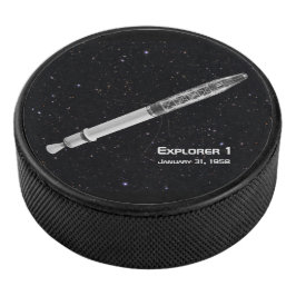 Explorer 1 Satelliet Sterrenhemel Hockey Puck