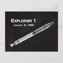 Explorer 1 Satellite Briefkaart