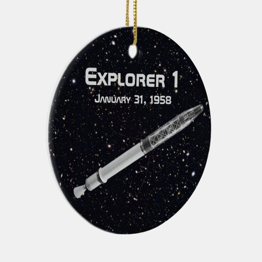 Explorer 1 Satellite Keramisch Ornament (Rechts)