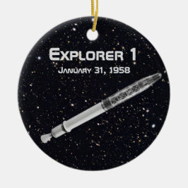 Explorer 1 Satellite Keramisch Ornament